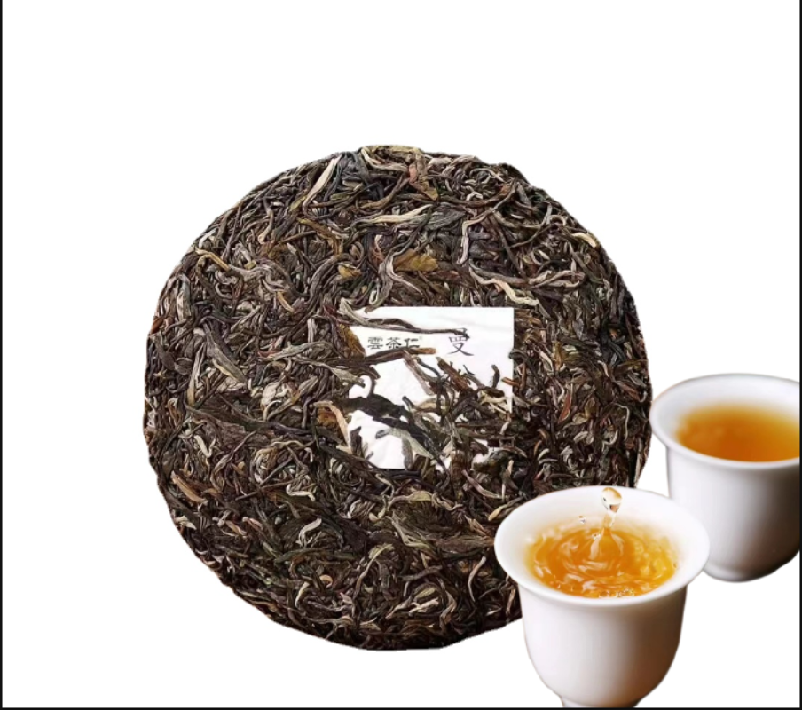 HelloYoung Yunnan Tea Banna Prince Mountain Manzon Pu'er Tea Raw Tea 357g Cake Tea