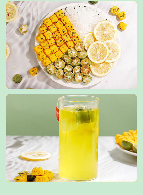 Kumquat Lemon Passion Fruit Tea Cold Brewed Triangular Tea Bag Fruit Tea