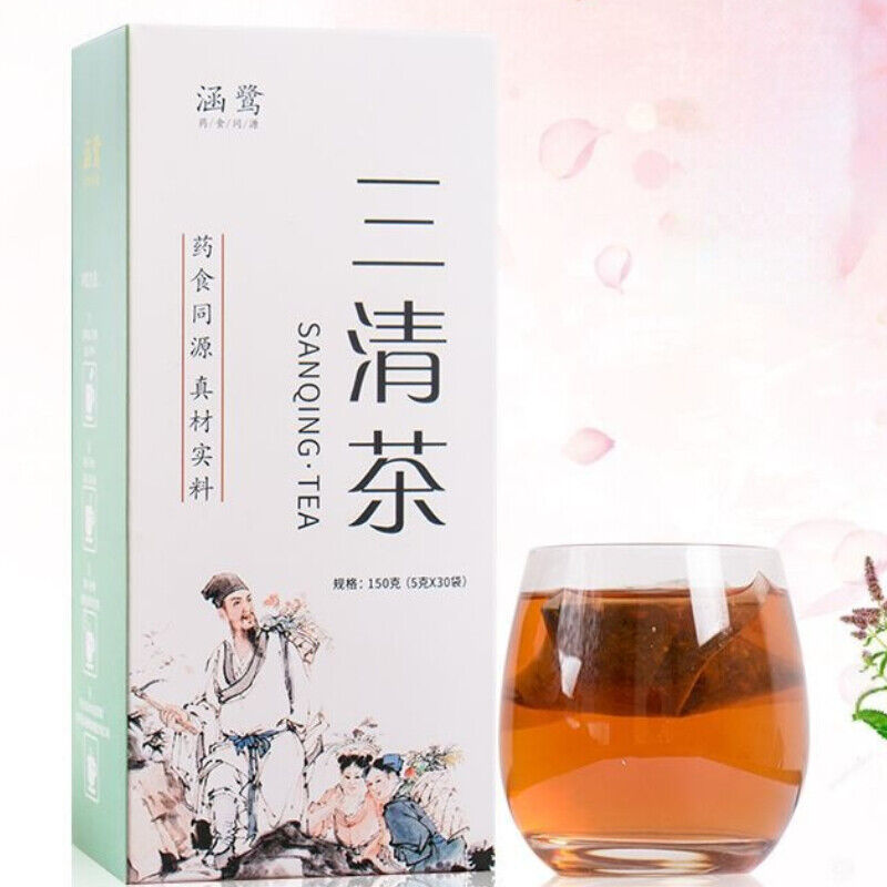 HelloYoung 150g Mint Cassia Rose Red Dates Herbal Tea Natural Organic Herbs Tea Sanqingcha