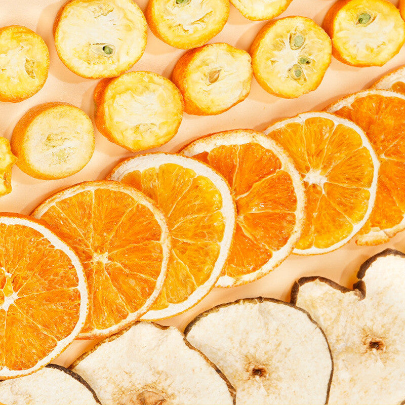 Dried Kumquat Snow Pear Hot Orange Tea with Rock Sugar Winter Beverage Main image