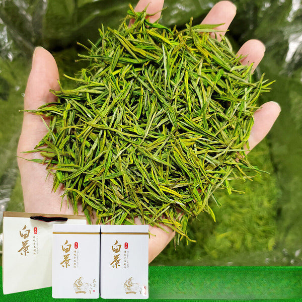 HelloYoung New Tea White Tea Green Tea Mao Feng Type White Leaf Tea Tin 500g/1.1lb