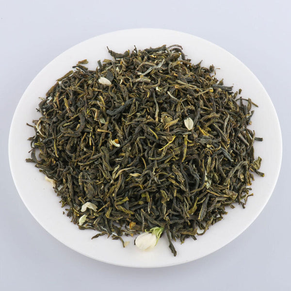 HelloYoung Jasmine Tea Strongly scented jasmine tea Herbal Tea Canned New Green Tea 125g