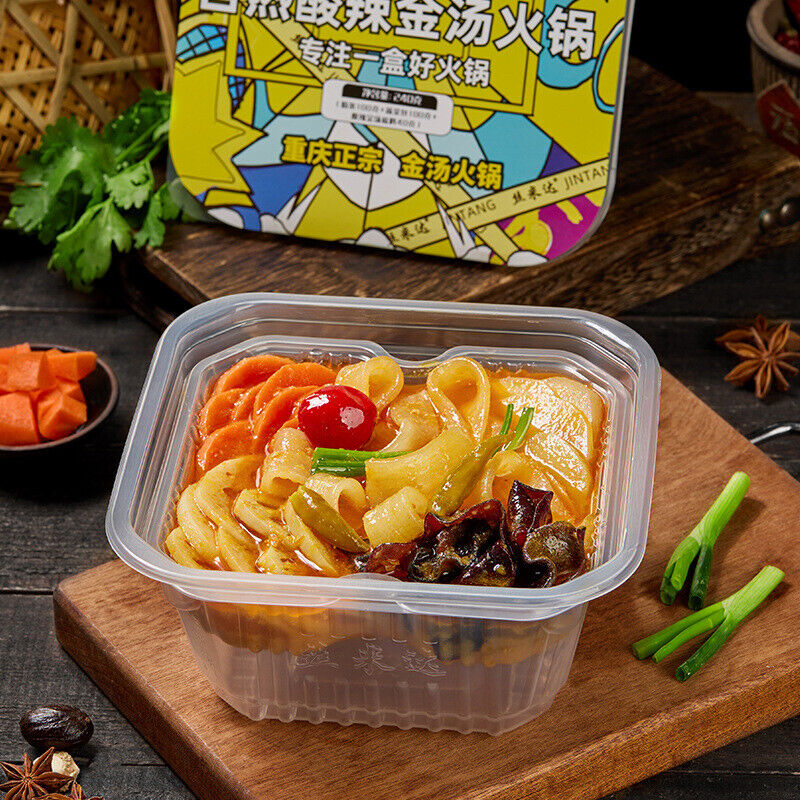 Self-Heating Hotpot Instant Rice Meal Spicy Mala Soup Sour Spicy Noodles Hotpot