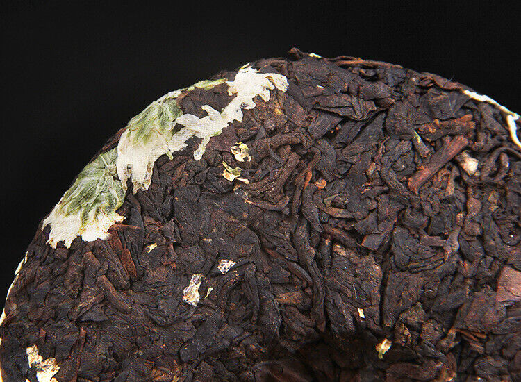 HelloYoung 100g Pu'er Chrysanthemum Tea Tea Cake Fragrant Chrysanthemum Ripe Tea