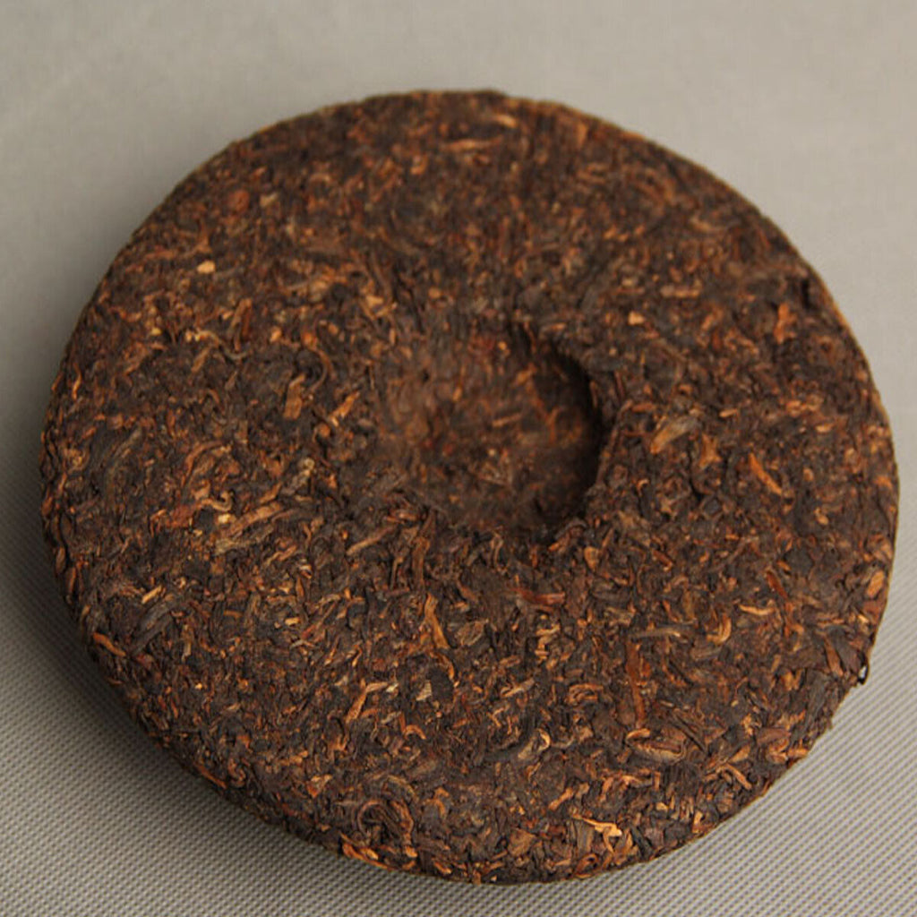 HelloYoung Cooked Puerh Tea Cake Full Fermented Banzhang Golden Bud Ripe Puer Tea  Shu 357g