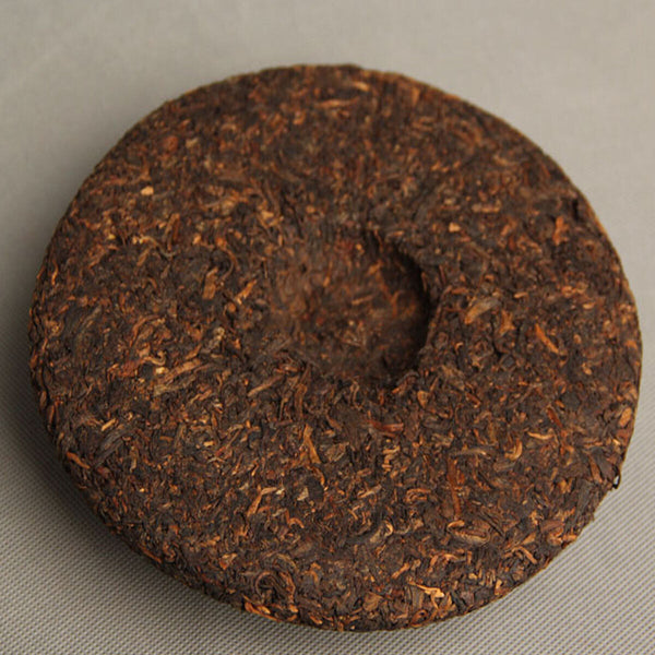 HelloYoung Cooked Puerh Tea Cake Full Fermented Banzhang Golden Bud Ripe Puer Tea  Shu 357g