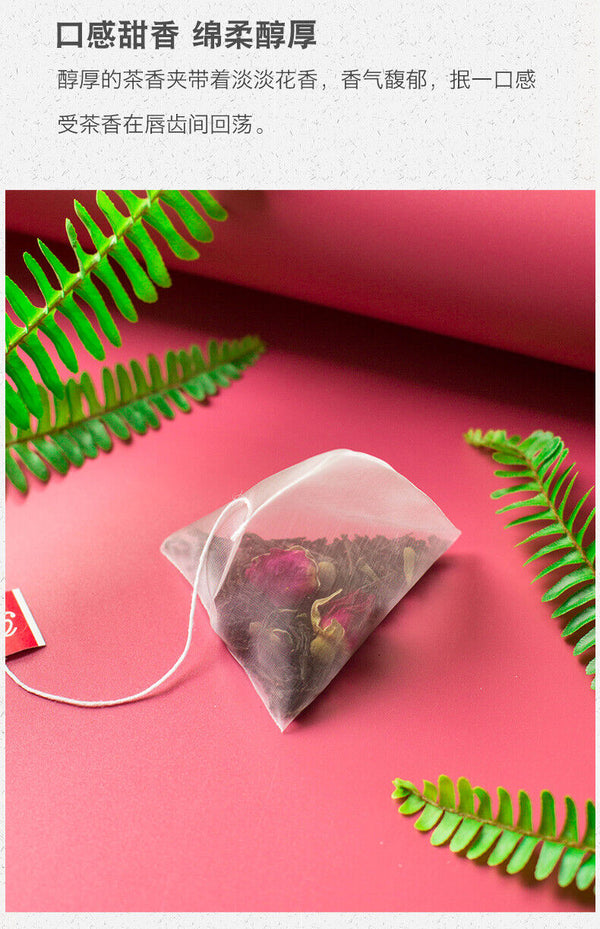 Ceylon Rose Black Tea Flower Blend Bags