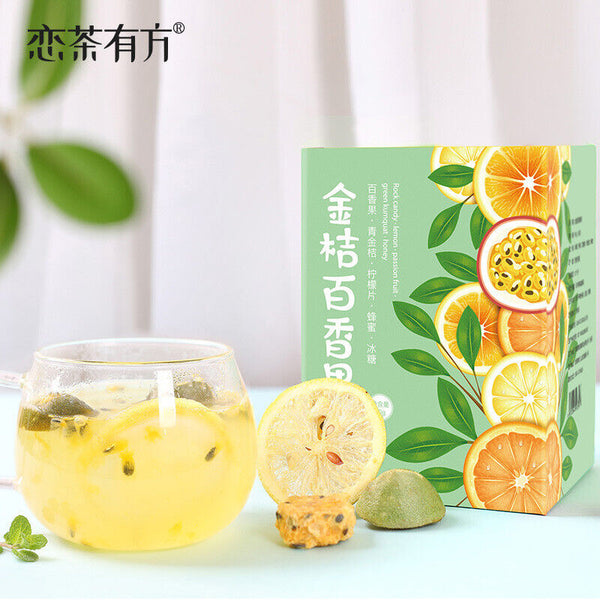HelloYoung Freeze dried citrus, passion fruit, honey tea, lemon slices, flower fruit tea