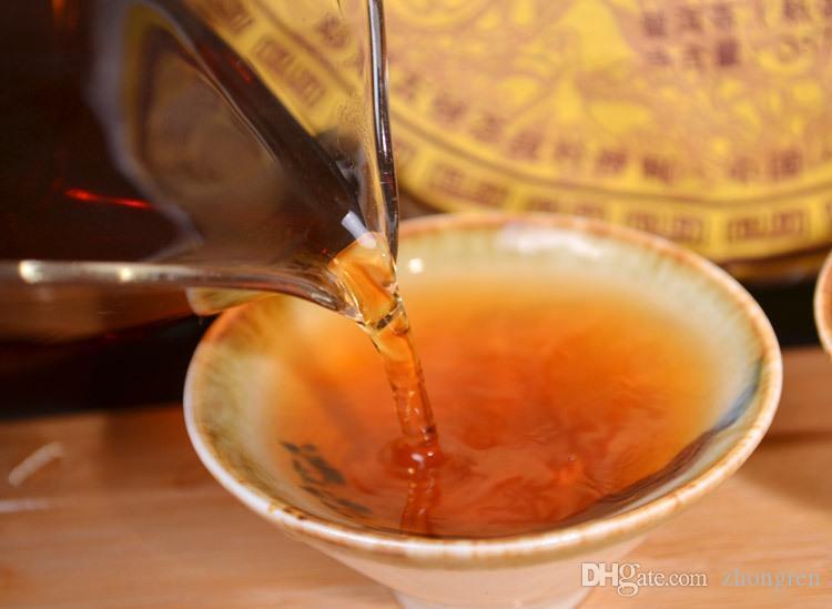 HelloYoung New Cooked Pu'er tea Pu'er tea ancient sweet dark red Pu'er tea 357g