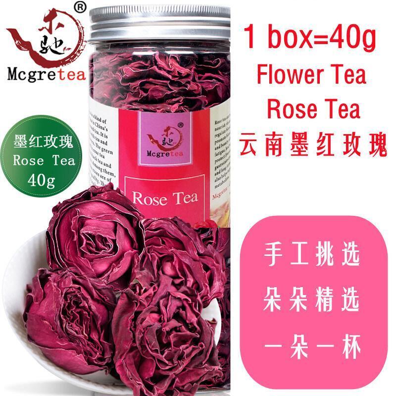 HelloYoung Natural Yunnan Roses Flower Tea Organic Red Healthy Tea Dried Flowers Buds 40g