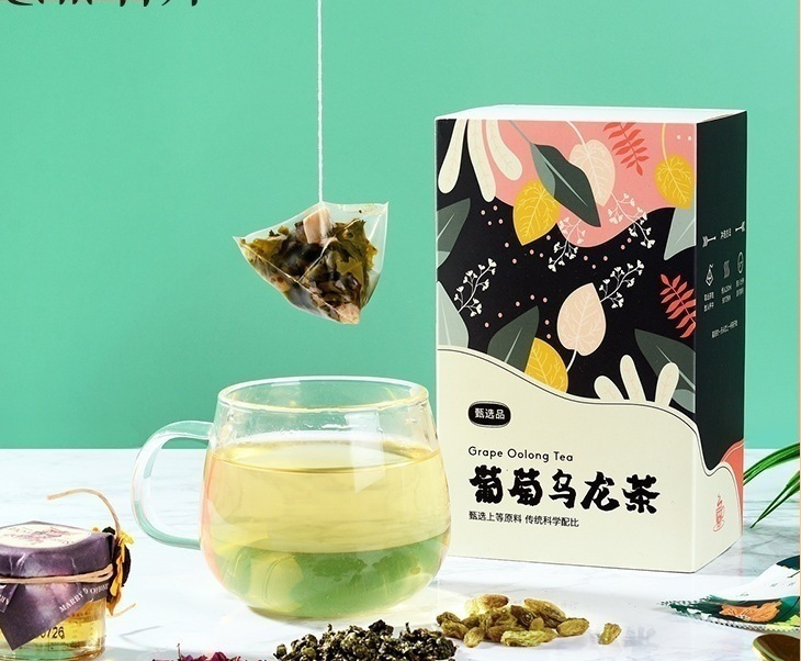 Grape Oolong Tea Flavored Tea Bag Japanese Grape Oolong Tea Secondary image