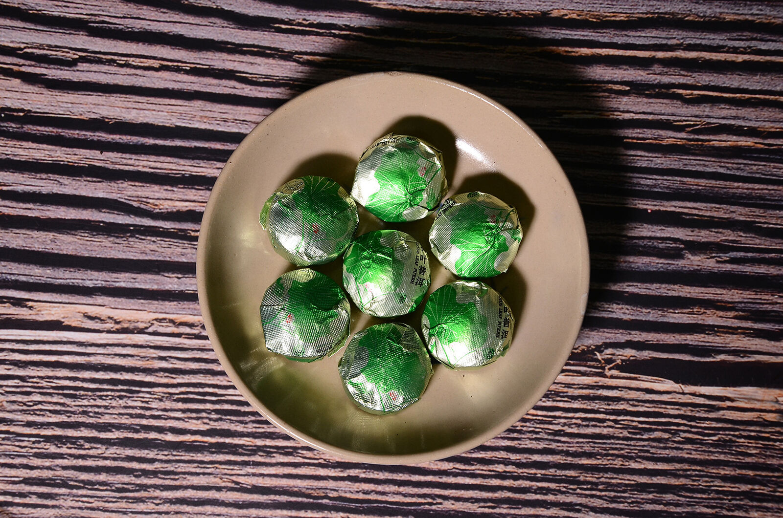 HelloYoung 500g Yunnan lotus leaf mini tuo tea cake gold brick pu-erh tea ripe tea loose