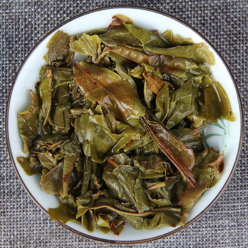 2020 Puer Tea Bingdao Wuzai Ancient Tree Golden Leaf Sheng Puerh Cake Tea 357g