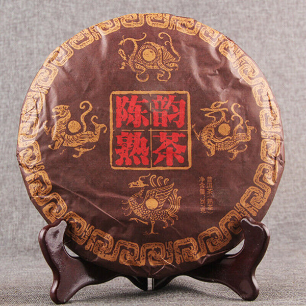 Top Chinese Pu-Erh Tea Yunnan Menghai Chen Yun Ripe Pu'er Tea Health Drink357g
