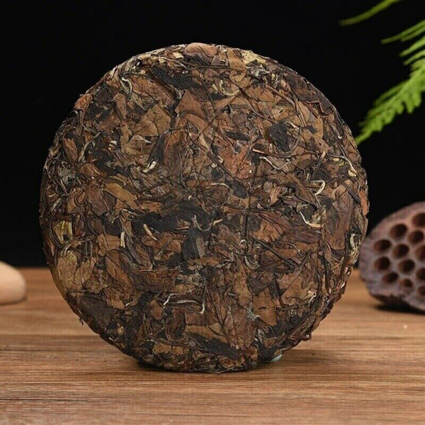 2015 Fuding Shou Mei White Tea Cake 350g Premium Aged Wild High Mountain Bai Ch