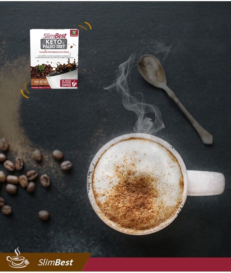 Keto Coffee Paleo Diet Complete Meal Replacement Shake Instant Coffee 10g*20bags
