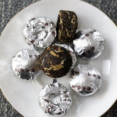 Brick Shaped Tea Yunnan Chrysanthemum Fermented Mini Puer Tuo Cha Puerh Tea 500g