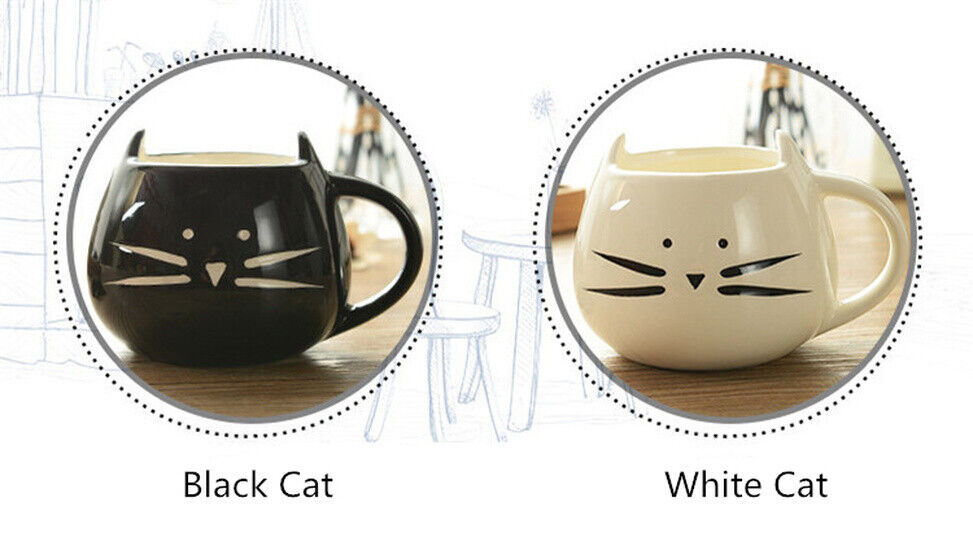 Ceramic Tea Set Cat Coffee Mug Cup Animal Milk Creative Coffee Porcelain Tea Cup