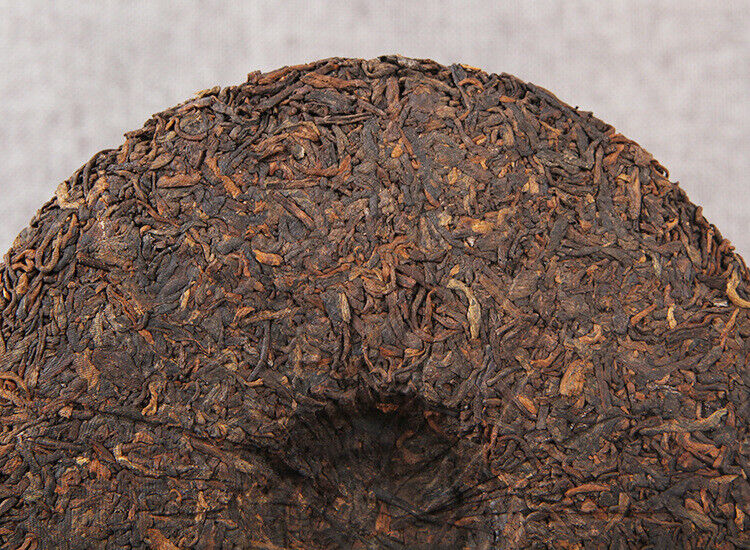 HelloYoung Yunnan Pu'er Ripe Tea Cake 普洱黑茶 传世佳茗 经典普洱熟茶饼357g 勐海古树纯料