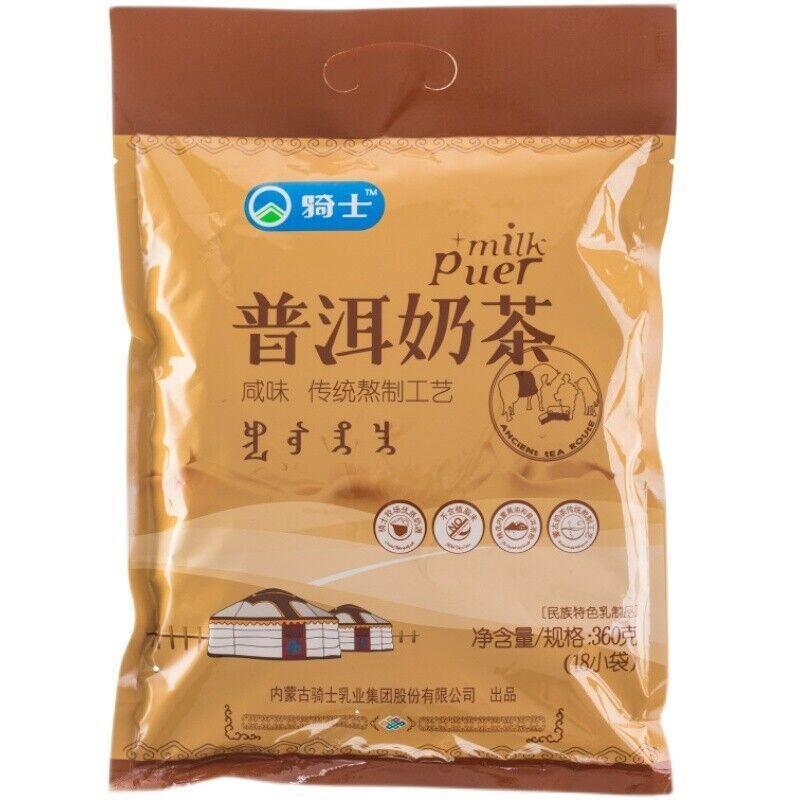 Premium Grade Inner Mongolia Knight Salty Pu'er Milk Tea Brewing 360g