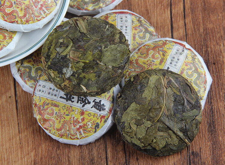 HelloYoung Spring Tea Ancient Tree Gold Cake Gold A Pu'er Tea Raw Tea Mini Small Cake Tea
