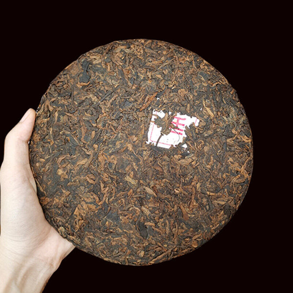 HelloYoung 357g Yunnan Pu'er Ripe Tea Menghai Banzhang Palace Pu'er Tea Pu'er Tea Cake