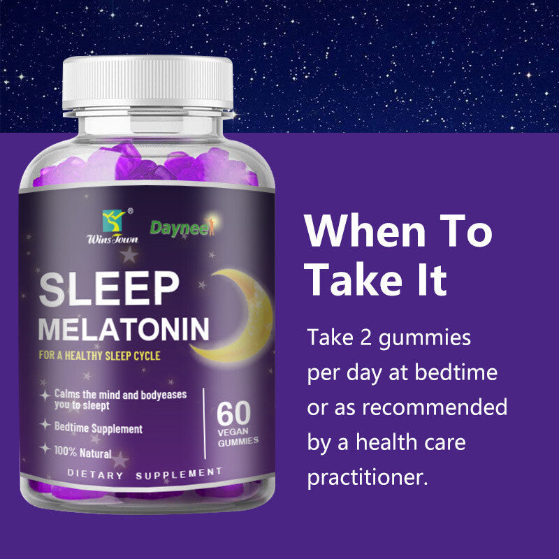 Natural Sleeping Gummies 60 Capsules/bottle Secondary image
