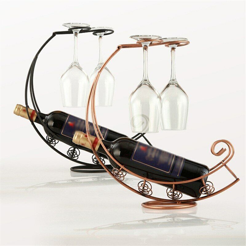 Red Wine bottle rack Wine Bottle Champagne Storage Holder Rack Bar Stand Bracket