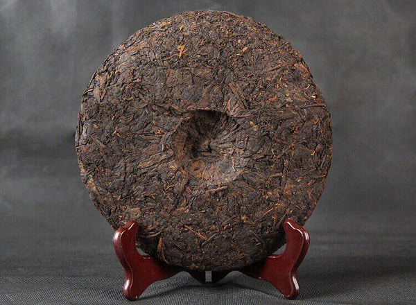 Pu'er Tea Old Pu'er Cake Five Year Menghai Dry Warehouse Qizi Cake 357g Ripe Tea
