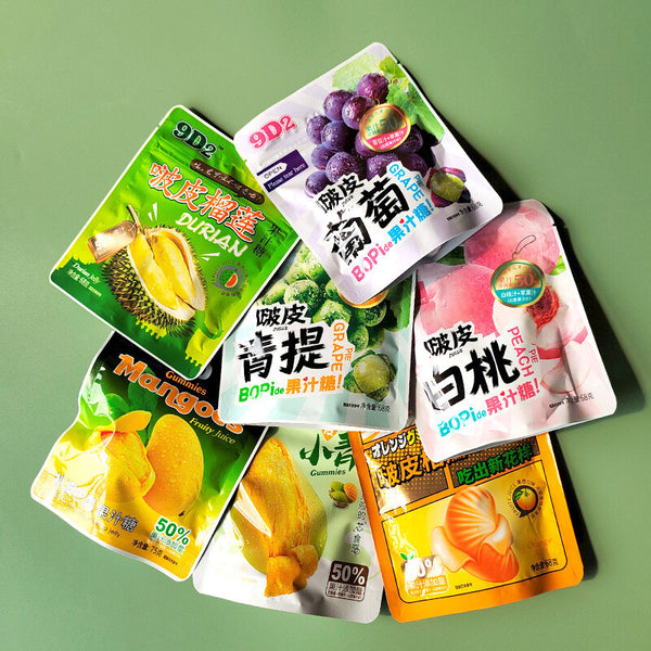 Peel Mango Gummy Candy - 9D Mango Juice Gummy, Mango Peel Candy
