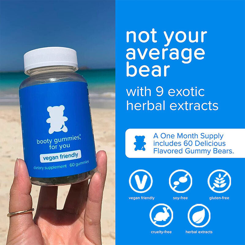 Booty Gummies Herbal Supplement For Women Vegan