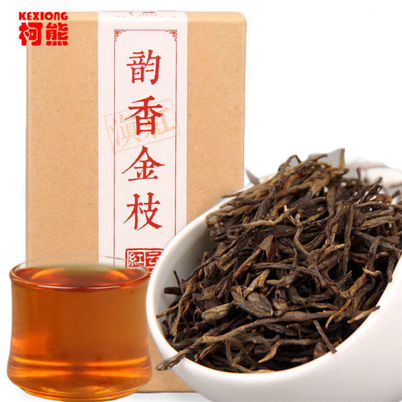 HelloYoung 90g Yunnan Organic Dian Hong Black Tea Premium Natural Green Food Boxed Gift Tea