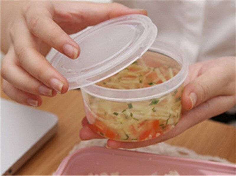 Dinnerware Food Container Five Separation Bento Box Tableware Lunchbox Microwave