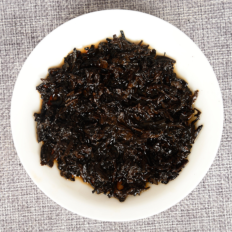 Ripe Pu'er Tea  Tea Deep Mountain Wild Rhyme Ripe Seven Cakes Tea 357g/12.59oz