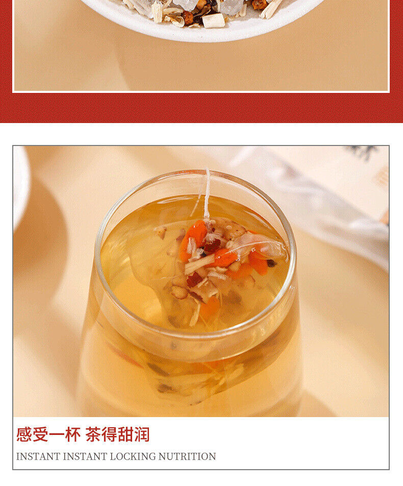 HelloYoung Small Hanging Pear Soup Red Dates Umeboshi Lily Snow Pear Wolfberry Tea Bag 300g