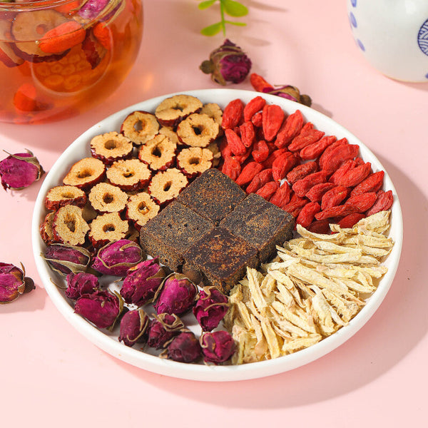 Brown Sugar Ginger Berry Tea Cinnamon Flower Tea Combo Tea