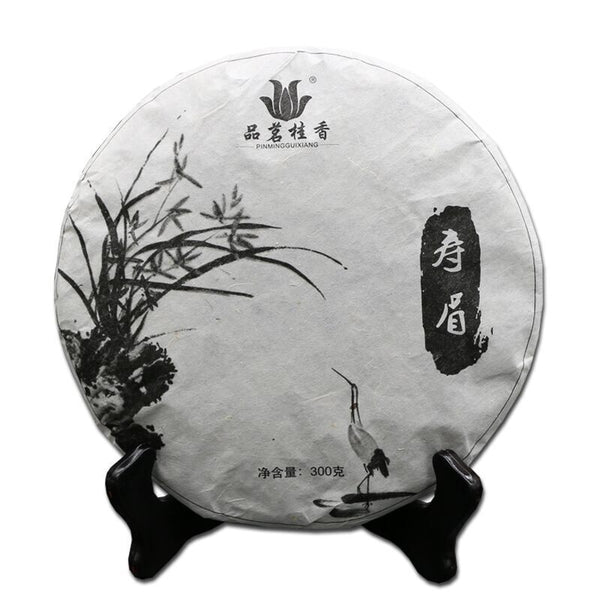 HelloYoung 300g Organic Fuding Gong Mei Tribute Eyebrow High Mountain White Tea Shou Mei