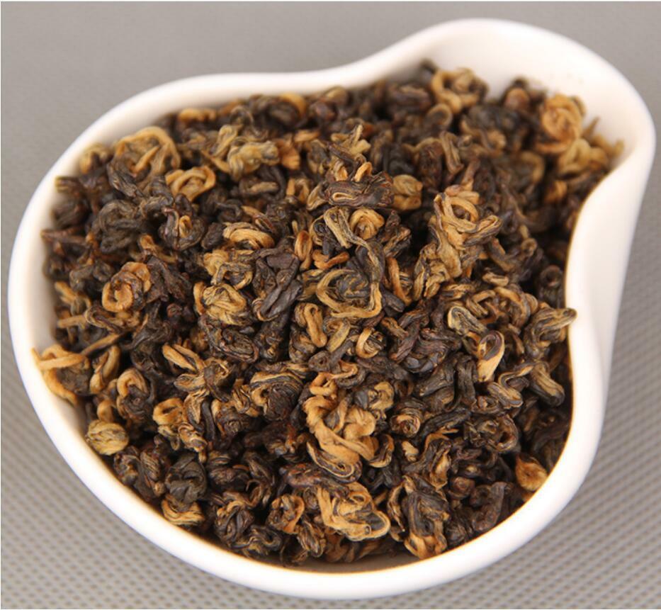 HelloYoung Loose Leaf Dian Hong Black Tea Yunnan Golden Snail Bud "JingLuoYa" Chinese Tea