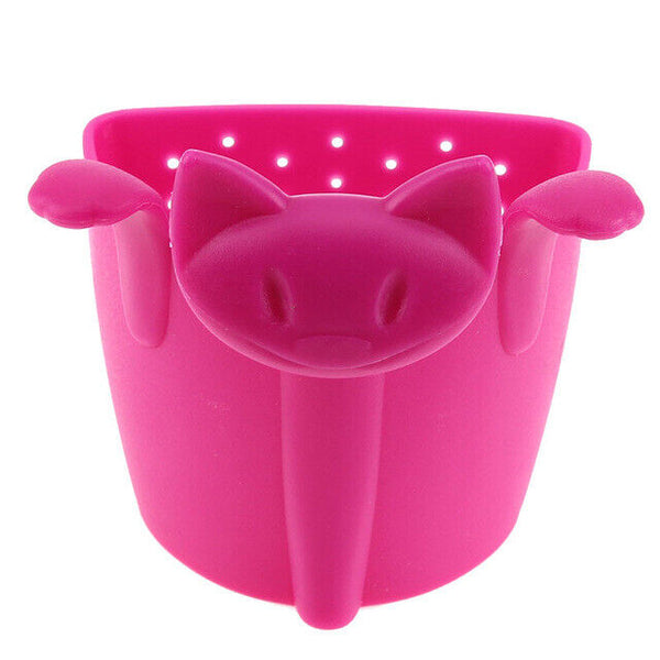 Cartoon Plastic Teabags Filter Coffee Tea Infuser Strainer Drinkware Accessories