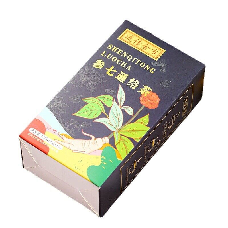 150g Ginseng seven Tongluo tea Ginseng Ginkgo Huangjing vascular health tea bags Main image