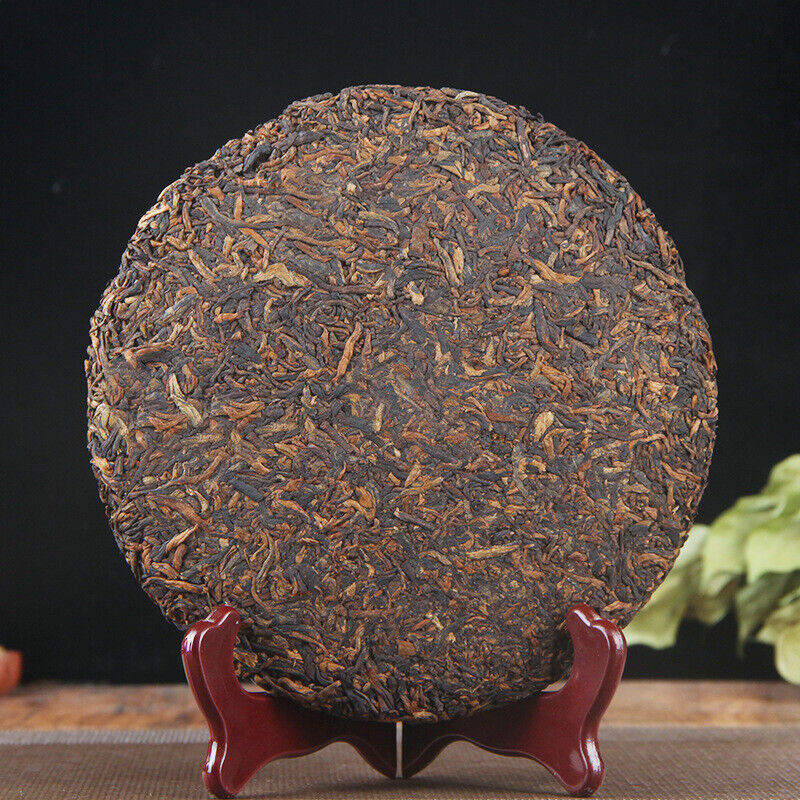 HelloYoung Pure Spring Tea Pu-Erh Ripe Tea Cake Chinese Black Tea Health Care Puer Tea 357g