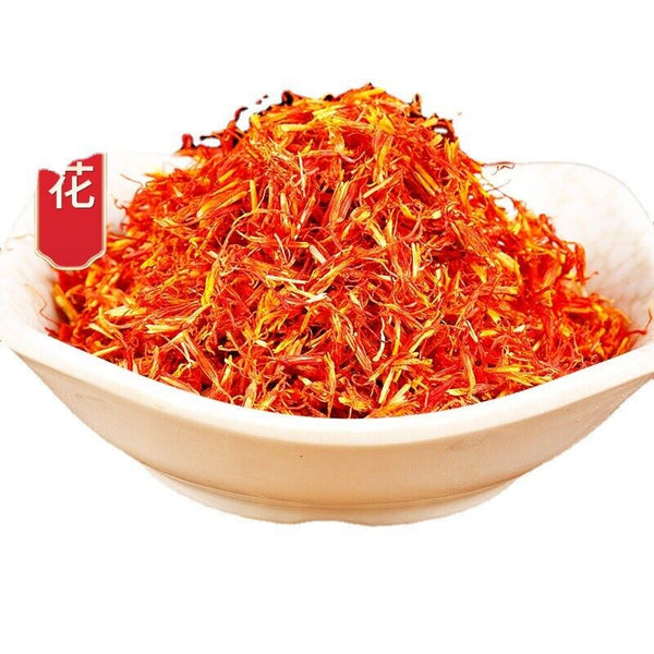 HelloYoung New Saffron Herbal Medicine Grass Saffron Foot Bath Foot Soak 500g