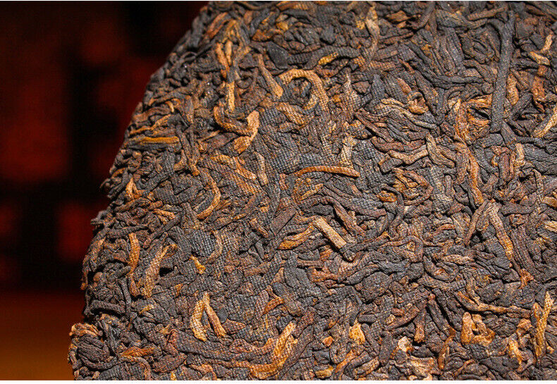 HelloYoung Yunnan Pu'er Tea Ripe Tea Cake Lao Banzhang Ripe Tea Cake 357g
