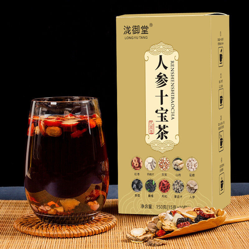 300g Bag Live Stream Special Ginseng and Polygonatum Ten Treasures Tea