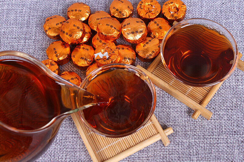 HelloYoung Pu-erh Tea Mini Tuocha Pu-erh Ripe Tea 500g Pu-erh Orange Tea