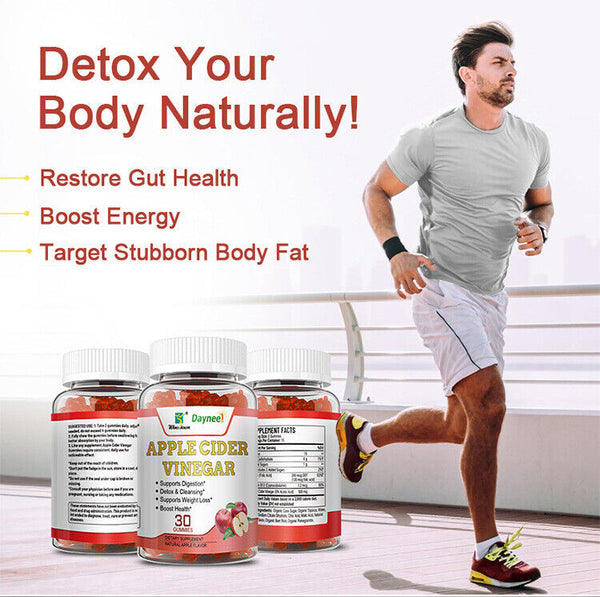 Slim Detox Weight Loss Apple Cider Fit Keto ACV 30 Gummies