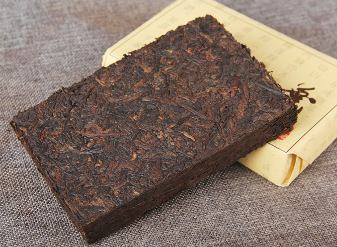 HelloYoung 250g Yunnan Da Ye Puerh Tea Brick Oujin Da Ye Ripe Tea Aged Black Tea