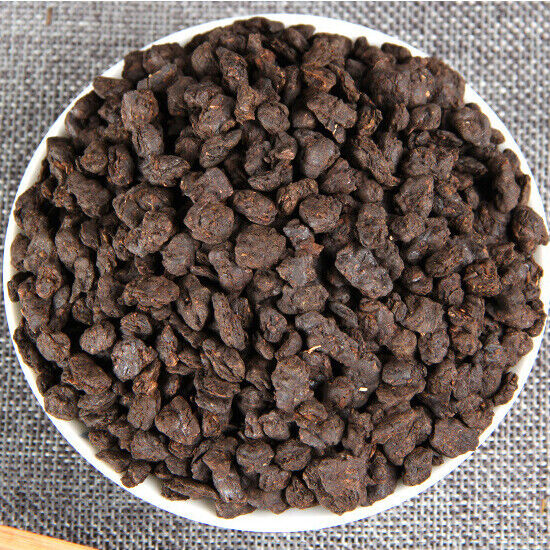 HelloYoung Cooked Glutinous Rice Fragrant Tea Stone Top Yunnan Ancient Tree Pu-Erh Tea 100g