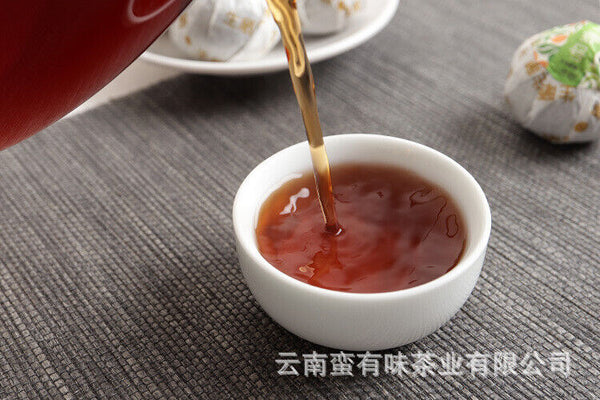 HelloYoung 500g loose Yunnan Pu'er tea leaves (Meijiang) Xiaoqingkang Pu'er ripe tea