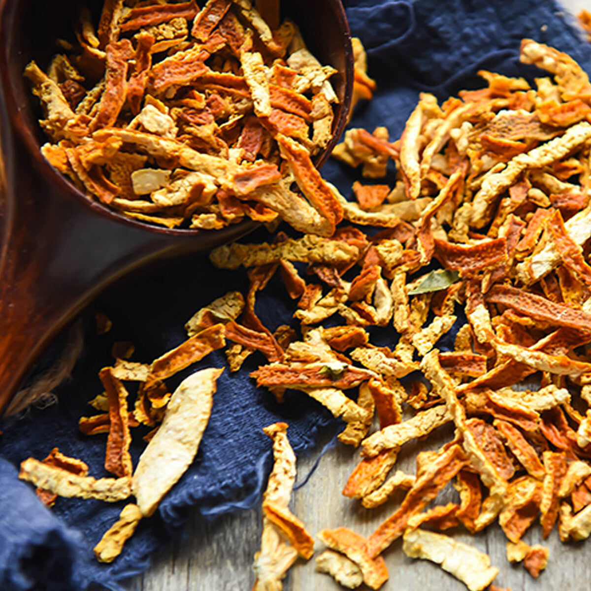 Dried Orange Peel To Make Syrup of Plum Fruit Tea Relieve A Cough Health Care